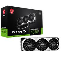 Msı Geforce Rtx 4070 Tı Ventus 3X 12G Oc 12Gb Gddrx Dp Hdmı 192Bit 