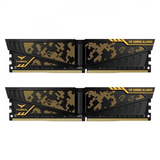 Team T-Force Vulcan Tuf Gaming Alliance 16Gb (2X8Gb) 3200Mhz Cl16 Ddr4 Gaming Ram (Tltyd416G3200Hc16Fdc01)