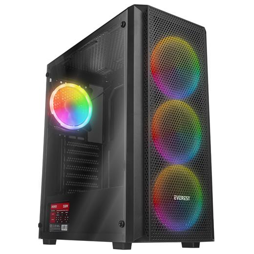 Everest Mega V2 Mesh Peak 550W 4X12Cm Rgb