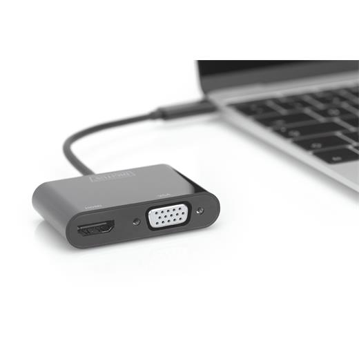Digitus Da-70858 Vga/Hdmı To Usb-C Çevirici
