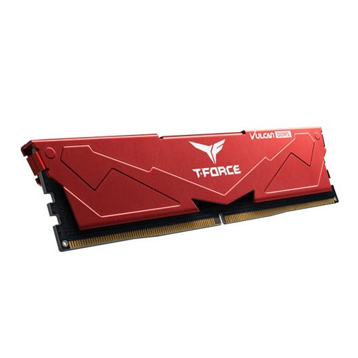 Team T-Force Vulcan Red 32Gb(2X16Gb) 6400Mhz Ddr5 Gaming Ram Cl40 (Flrd532G6400Hc40Bdc01)