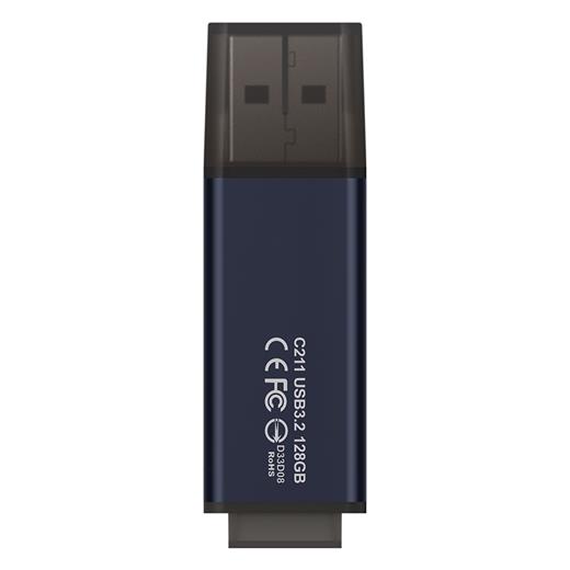Team C211 128Gb Metal Kasa Usb 3.2 Gen1 (Tc2113128Gl01)