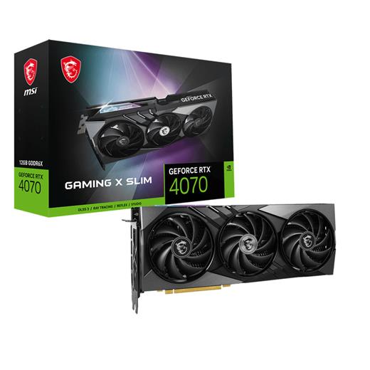 Msı Geforce Rtx 4070 Gamıng X Slım 12G 12Gb Gddr6X Hdmı Dp 192Bit