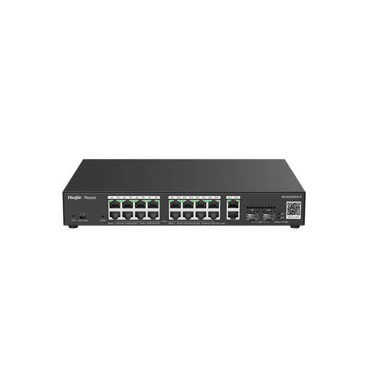 Ruijie-Reyee Rg-Es220Gs-P 16Xge-2Xge/Sfp-2Xge Uplink 250W Poe Switch