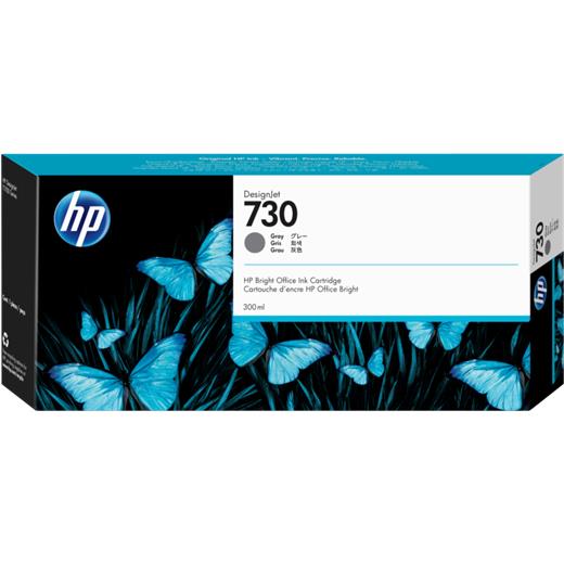 HP P2V72A 300 ml Gri Mürekkep Kartuş(730)