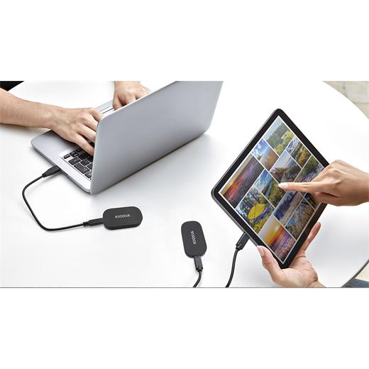 Kıoxıa Exceria Plus G2 Lxd20K001Tg8 1Tb 1050/1000Mb/S Usb 3.2 Gen2 Type-C Taşınabilir Ssd Disk