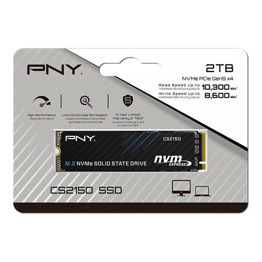 Pny Cs2150 2Tb  10200/8500 Nvme Pcıe Gen5X4 M.2 Ssd (M280Cs2150-2Tb-Tb)