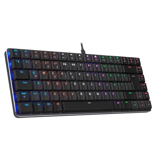 Rampage Granıte Siyah/Gri Red Switch Klavye