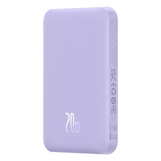 Baseus Magsafe Mını Kablosz 5000M 20W Powerbnk Mor