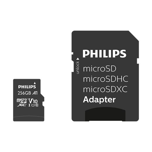 Phılıps 256Gb Mıcro Sdxc 80 Mb/S C10 Fm25Mp45B/00