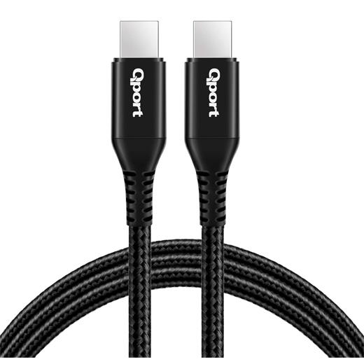 Qport Q-Type-C1 1.5M Type-C 100W Super Hızlı Pd Sarj Ve Data Kablosu