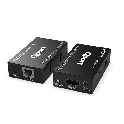 Qport Q-Hex3 Hdmı Extender Cat6 60M 2 Lı Paket