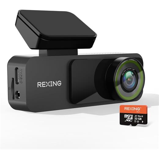 Rexıng V1 Lıte 2K Wıfı Arac Kamerası + 32Gb Sd Kar