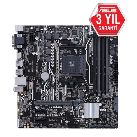 Asus Prıme A320M-A Ddr4 Am4 A320 Usb3.0 M.2 Sata