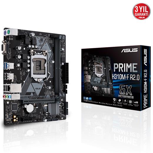 Asus Prıme H310M-F R2.0 Ddr4 2666Mhz Vga 1151P