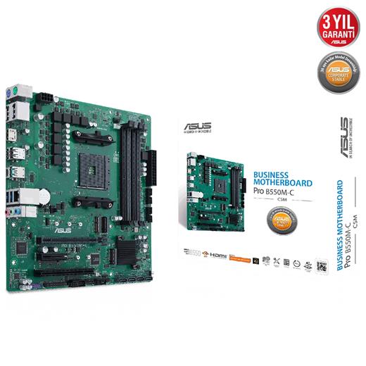 Asus Pro B550M-C/Csm 4600(O.C) Matx Am4