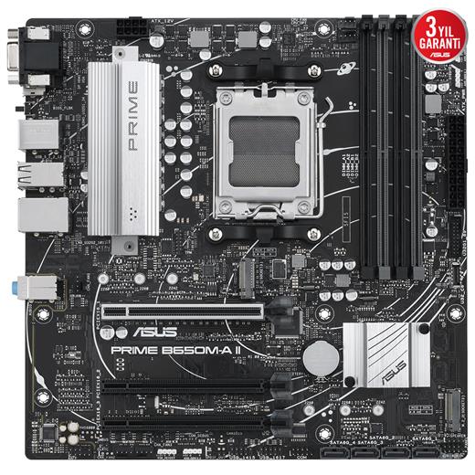 Asus Prıme B650M-A Iı Ddr5 6400Mhz  Matx M.2 Am5