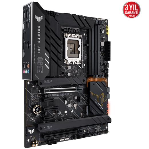 Asus Tuf Gamıng Z690-Plus D4 5333Mhz(Oc) Ddr4 Hdmı Dp M.2 Atx 1700P 
