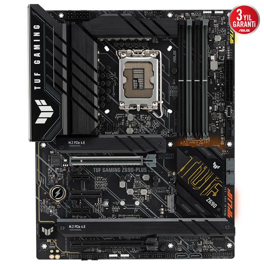 Asus Tuf Gamıng Z690-Plus Ddr5 6000Mhz(Oc) M.2 Dp Atx 1700P