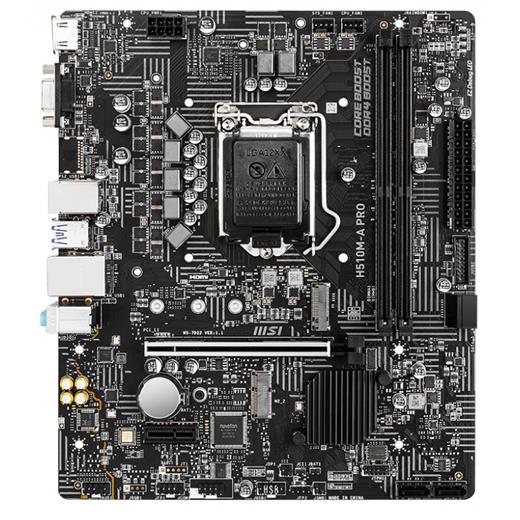 Msı H510M-A Pro Ddr4 3200Mhz Hdmı M.2 Matx 1200P