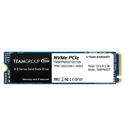 Team Mp33 2Tb 1800/1500Mb/S Nvme Pcıe Gen3X4 M.2 Ssd Disk (Tm8Fp6002T0C101)