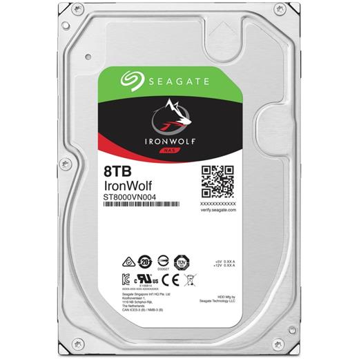 8Tb Seagate Ironwolf 7200 256M Rv Nas St8000Vn004
