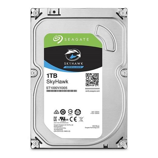 1Tb Seagate Skyhawk 64Mb 7/24 St1000Vx005 