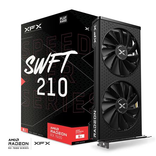 Xfx Speedster Swft 210 Rx 7600 8Gb Gddr6 128Bit (Rx-76Pswftfy)
