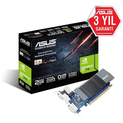 Asus Gt710-Sl-2Gd3-Brk-Evo 2Gb Ddr3 64Bit Dvı/Hdmı