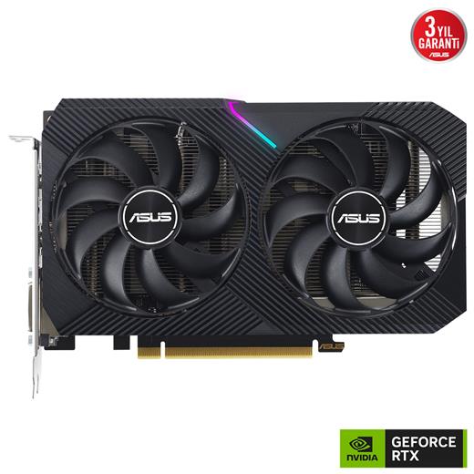 Asus Dual-Rtx3050-O8G V2 8Gb Gddr6 Hdmı 128Bıt 