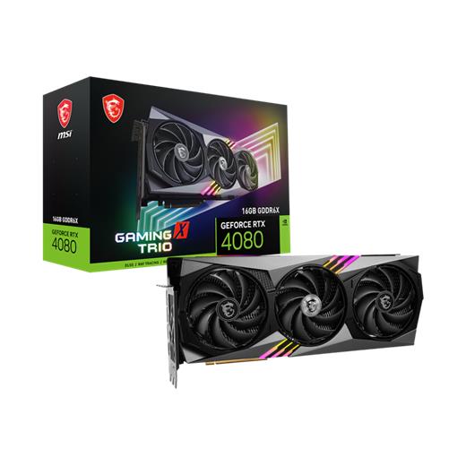Msı Geforce Rtx 4080 Gamıng X Trıo 16G 16Gb Gddr6X Dp Hdmı 256Bit
