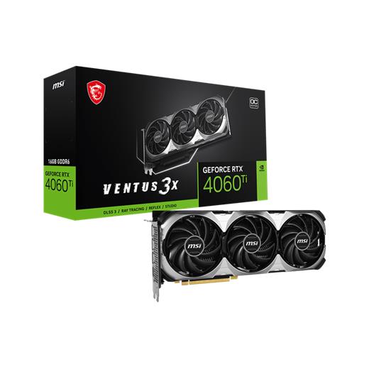 Msı Geforce Rtx 4060 Tı Ventus 3X 16Gb Gddr6 128Bıt