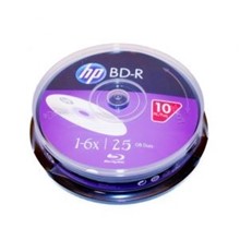 Hp Bd-R Blu-Ray 8X 25Gb.10Lu Cakebox (Bre00071-3) - 1
