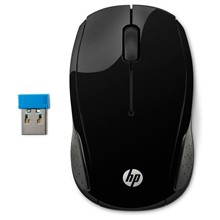 HP 200 Black Wireless Mouse /X6W31Aa - 1
